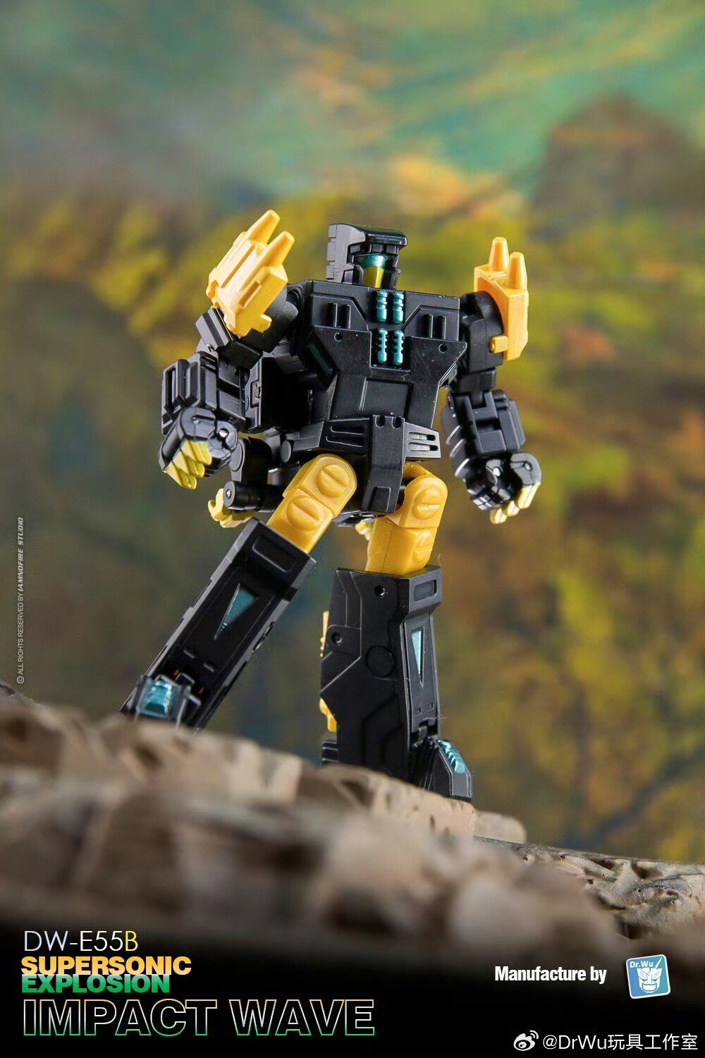 Dr.Wu DW-E55/55T/55B SUPERSONIC EXPLOSION IMPACT WAVE Decibel Mini Action Figure