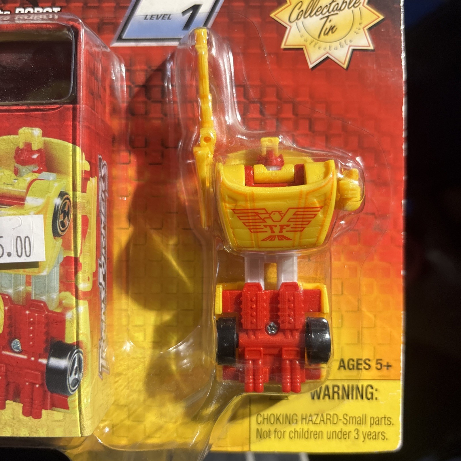 R.E.V. Tiny Tins 2003 Transformers RID Spy Changers NEW!