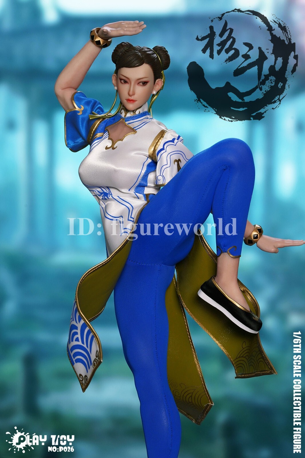 Pre-order PLAY TOY P026 1/6 Fighting Goddess Chun Li Female Action Figure Model