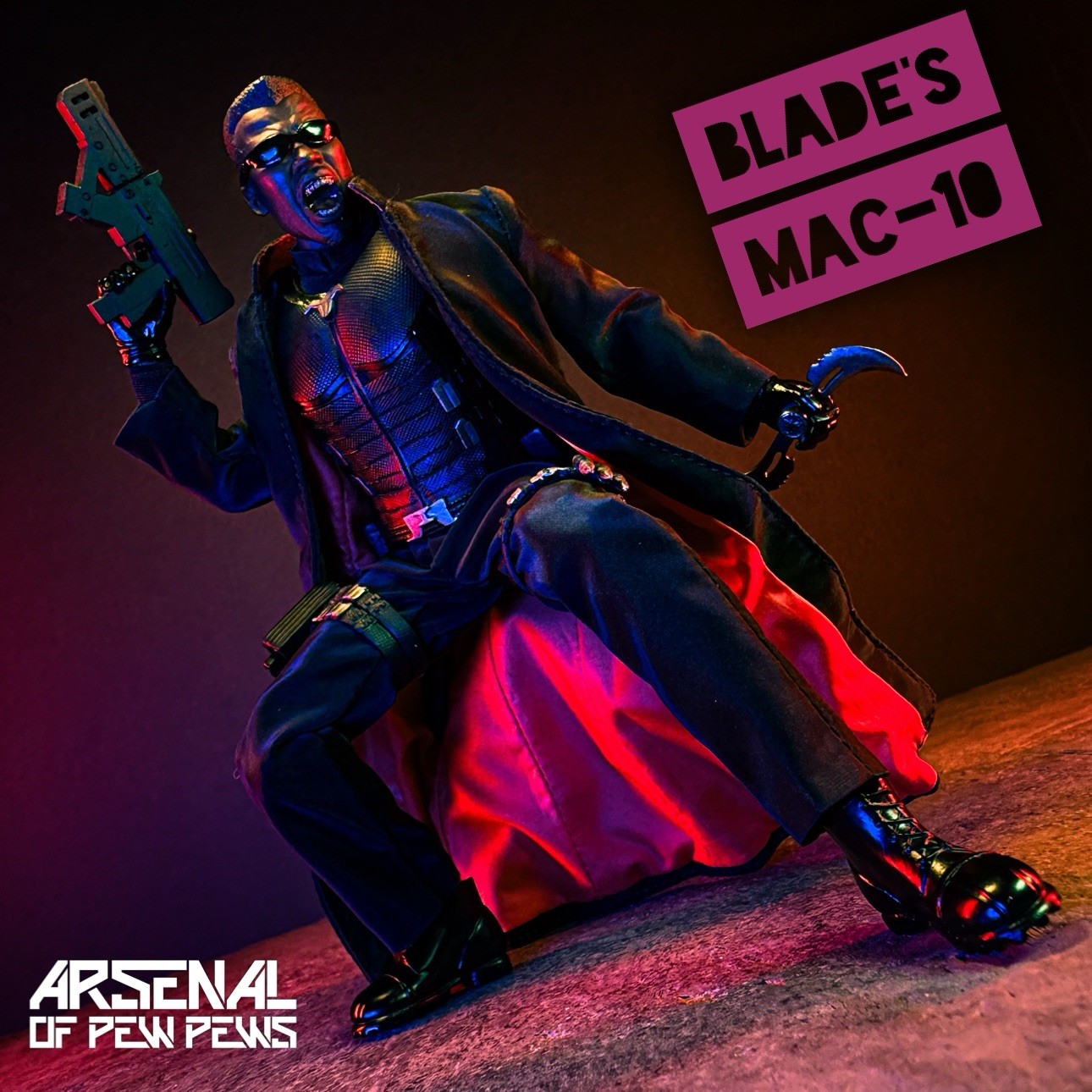 Blade’s MAC-10 – 1:12 Scale 3D Printed Action Figure Weapon Upgrade