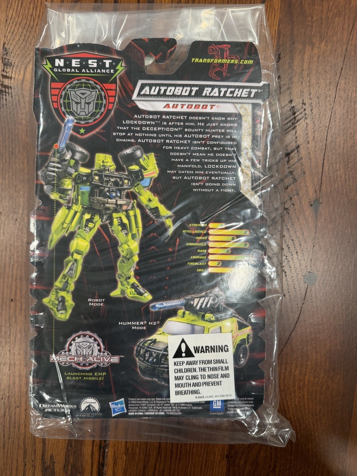 Transformers ROTF Autobot Ratchet N.E.S.T 2009 Mint Factory Sealed