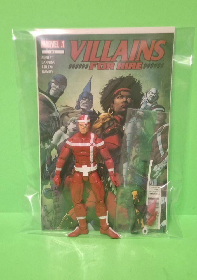 Marvel Legends CROSSFIRE – CASSIE LANG BAF WAVE + COMIC VILLAINS FOR HIRE # 0.1