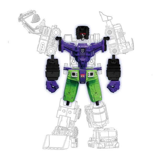 Blokees Transformers Defender – DEVASTATOR – Combining Accessory Kit English