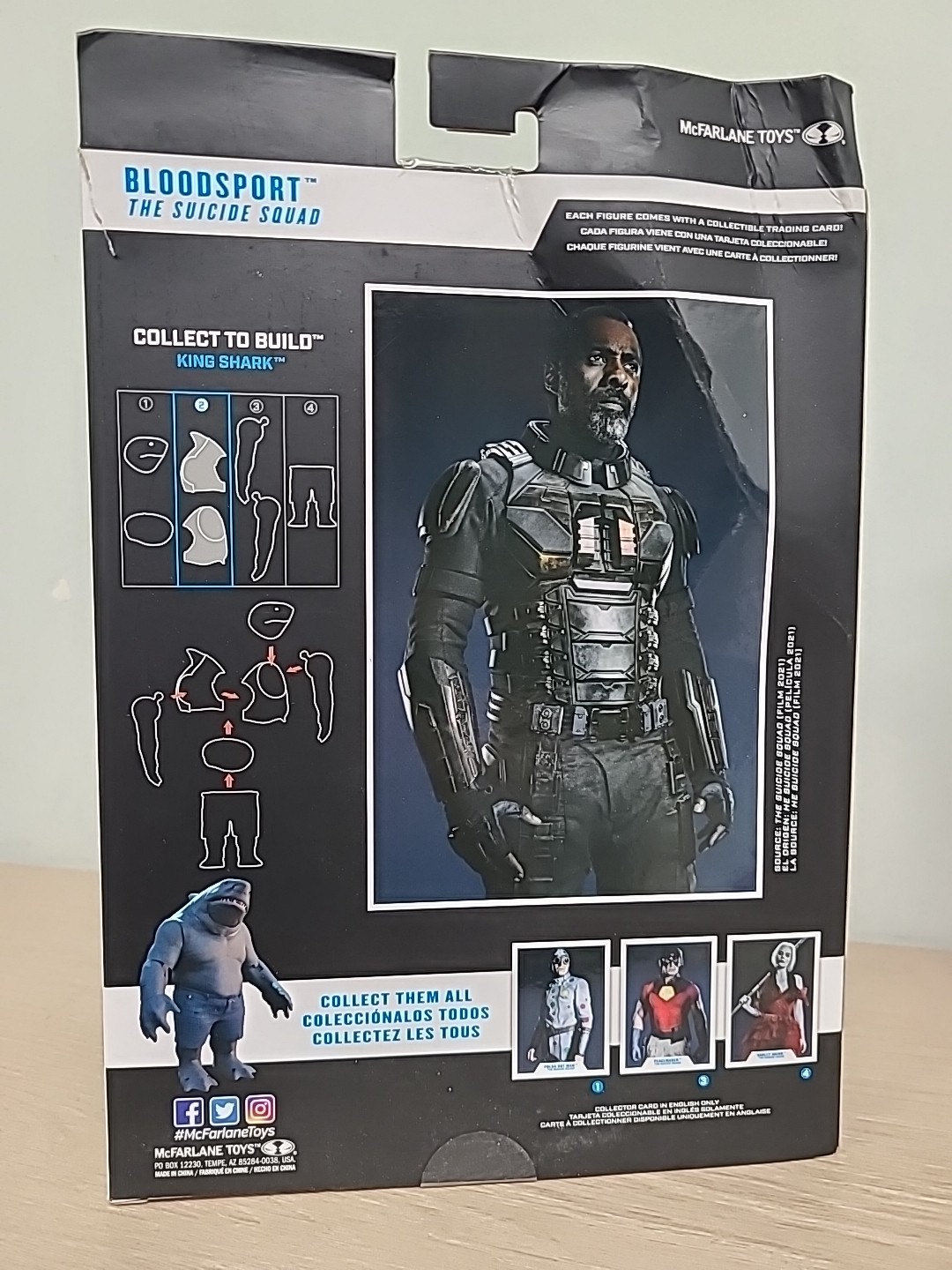McFarlane Toys DC Multiverse The Suicide Squad Action Figure Bloodsport DMG PKG