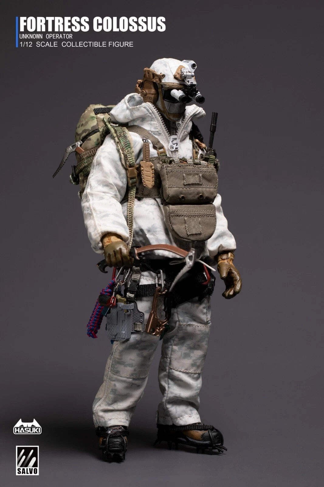 HASUKI SALVO SA03 Black Ops Unknown Operator 1/12 Action Figure