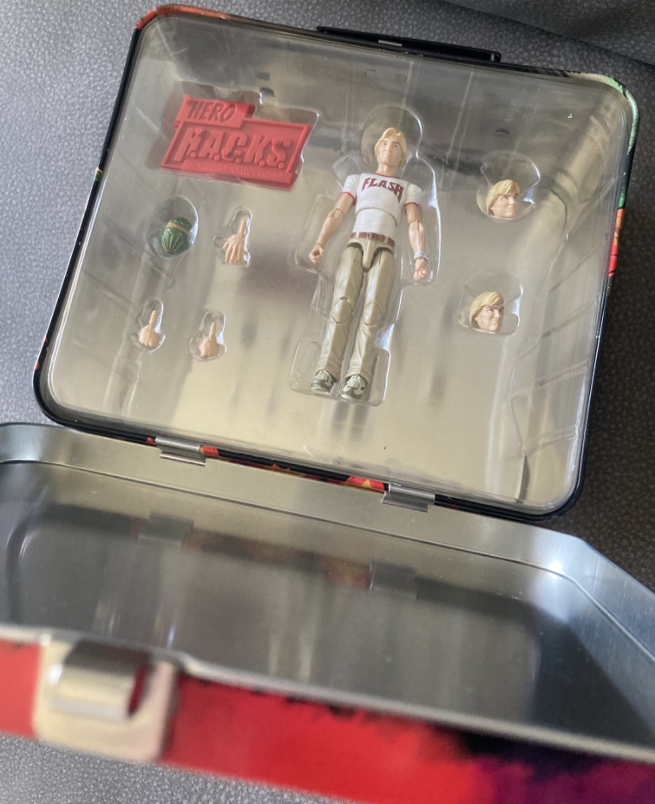 NEW Flash Gordon Hero H.A.C.K.S. Action Figure w/ Lunchbox – Movie Lunch Box
