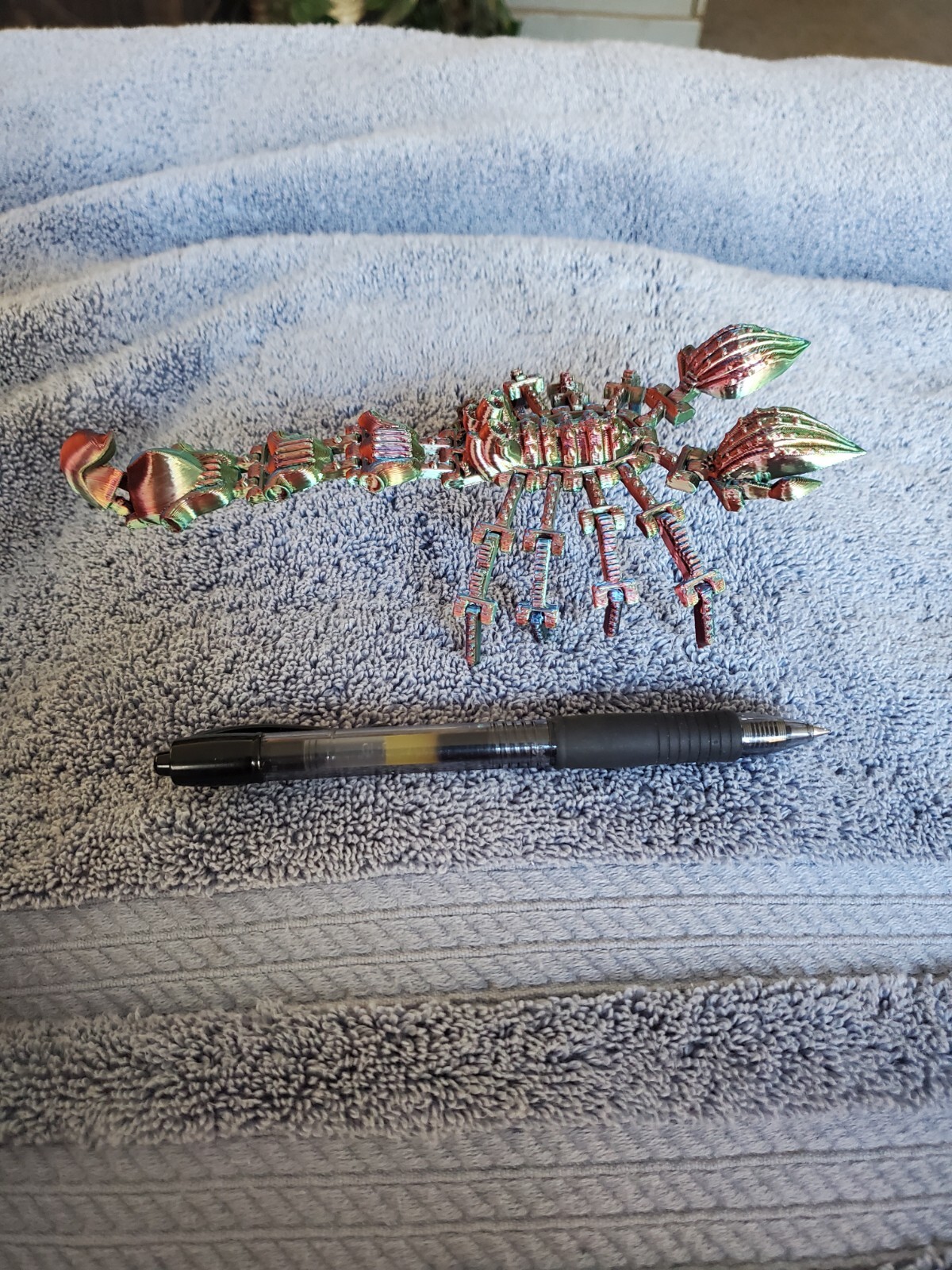 3D PPRINTED~ ARTICULATED~ PUNK SCORPION ~ 7.2 INCHES LONG