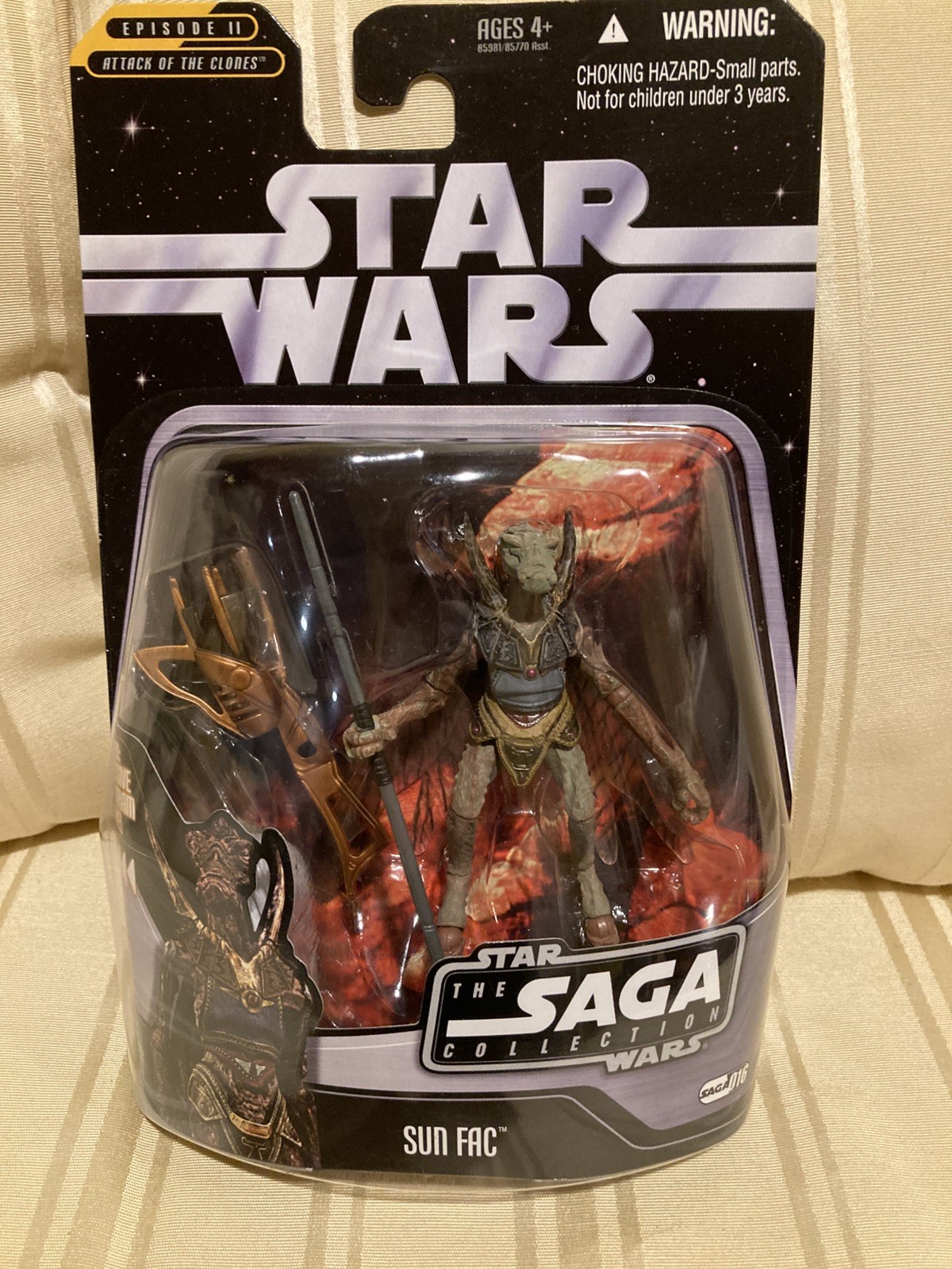 Star Wars Saga Collection 016 Sun Fac Geonosian Figure 2006 MIP*
