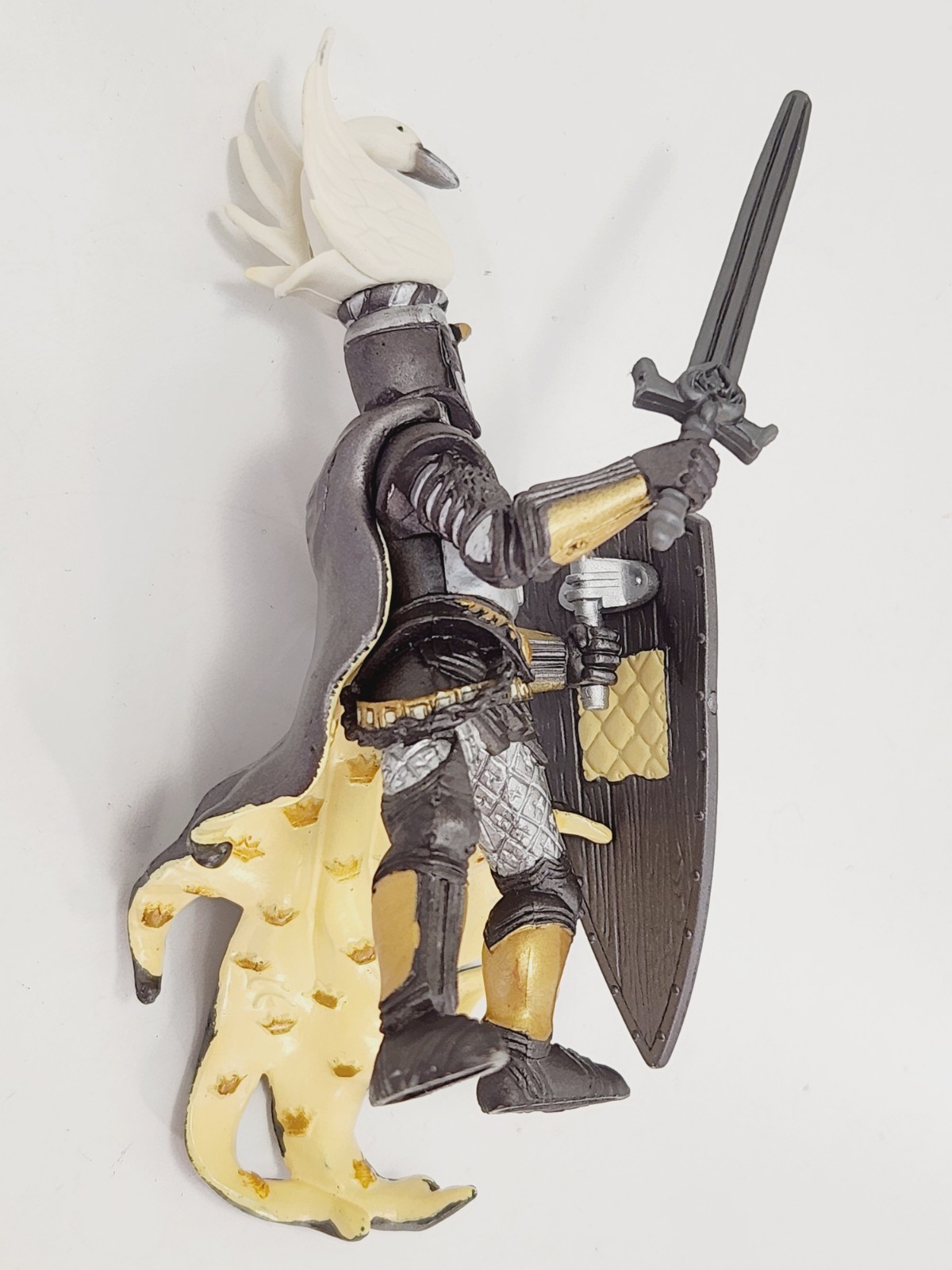 2007 Papo Swan Knight Medieval Castle Figure