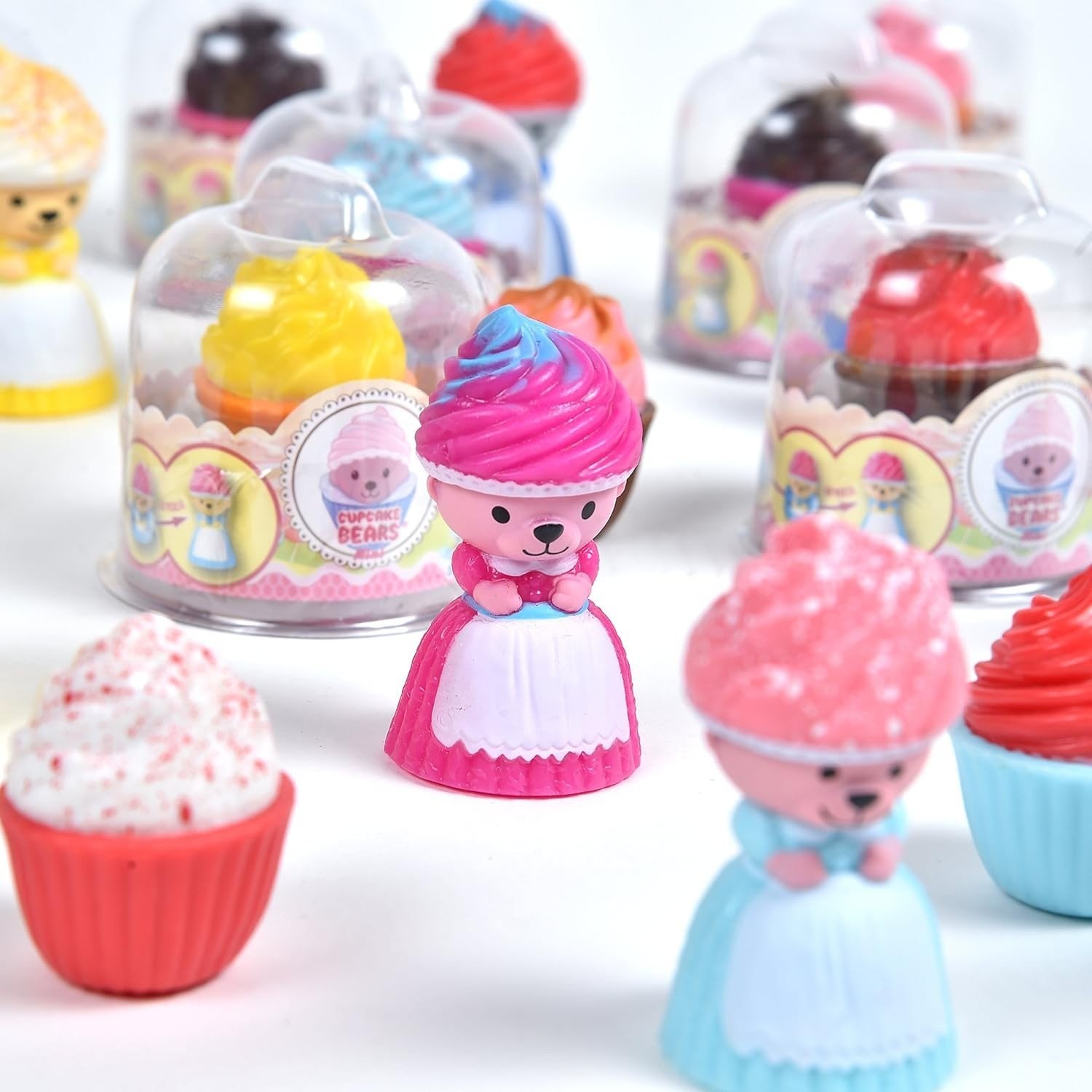 Cupcake Bears Transforming Dolls Mini 4-Pack (Color & Style May Vary)