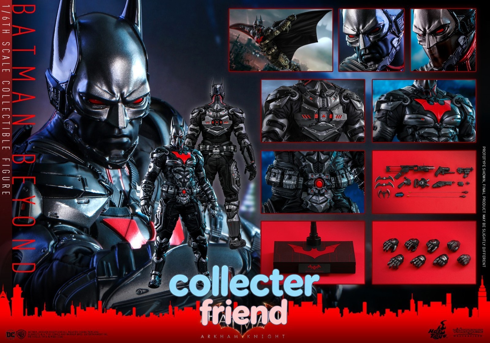 IN STOCK Hot Toys VGM39 Batman Arkham Knight Batman Beyond 1/6 Figure NEW