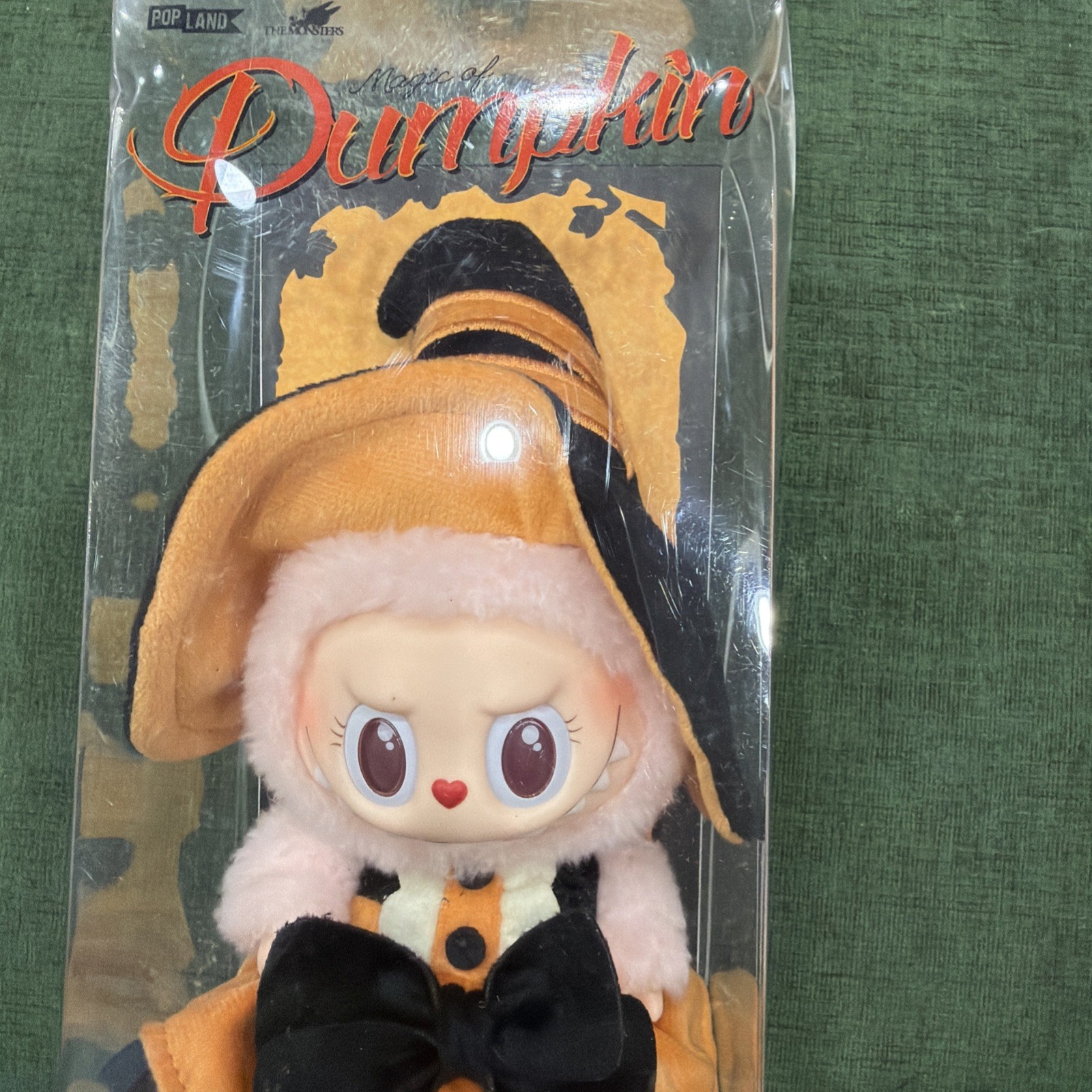 Pop Mart Labubu Mokoko Magic of Pumpkin (PopLand Exclusive)Halloween Pendant NEW