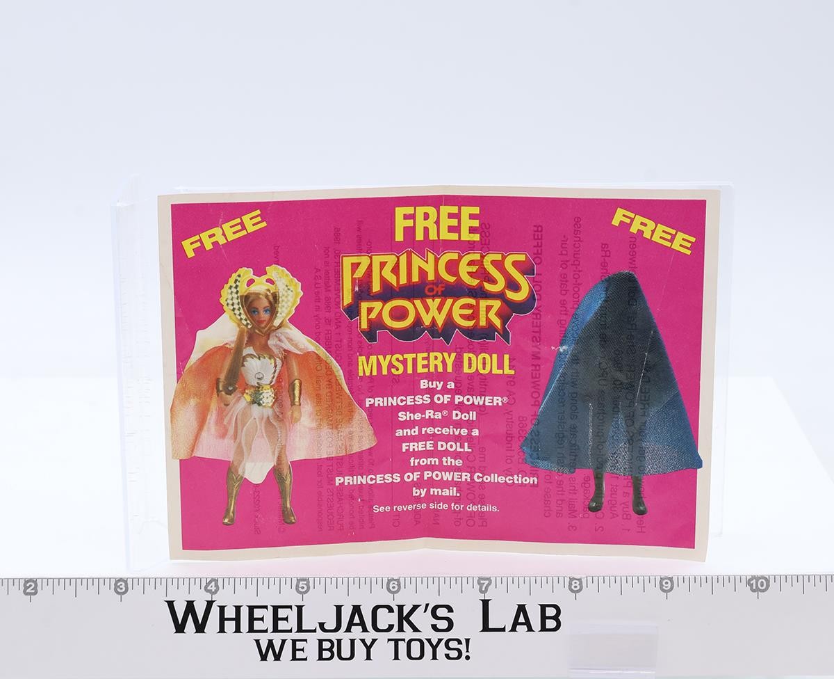 She-Ra Princess of Power Free Mystery Doll Paper Insert 1984