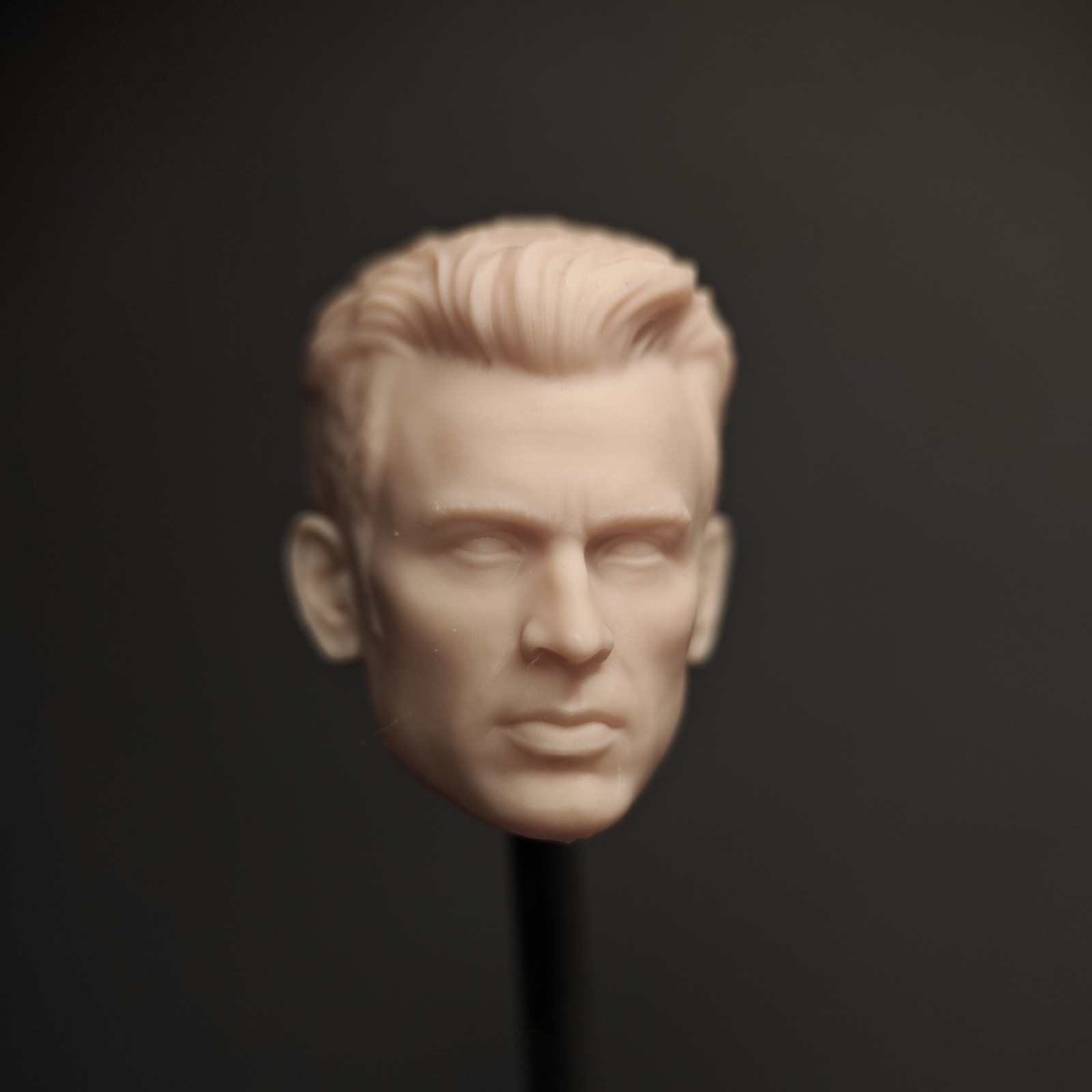 Blank 1/18 1/12 1/10 Chris Evans Unpainted Head Sculpt fit 3.75&Prime; 6&Prime; 7&Prime; Figure