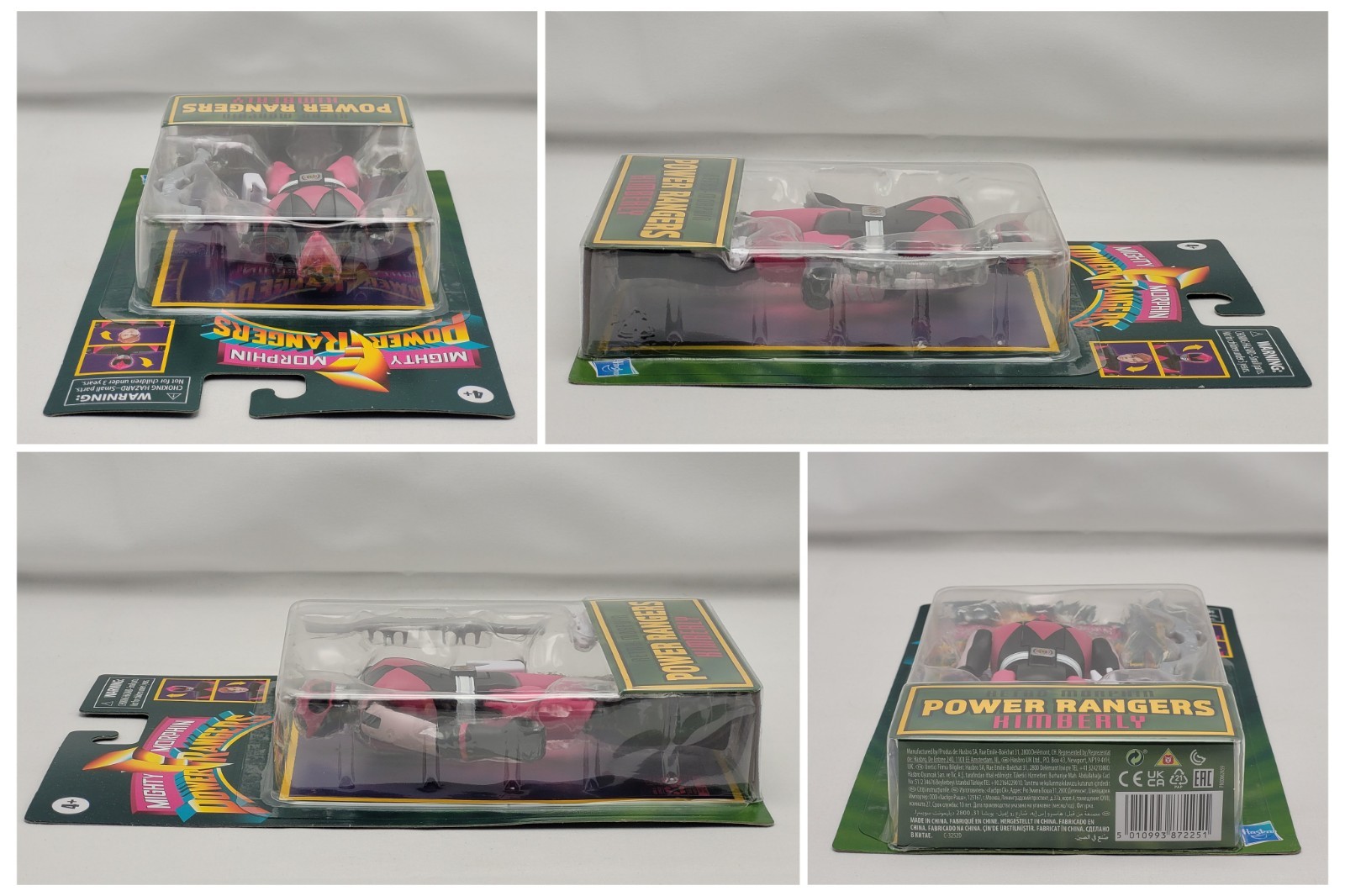 Hasbro Retro Morphin Power Rangers Tommy White Green Ranger Complete Set Ninjor