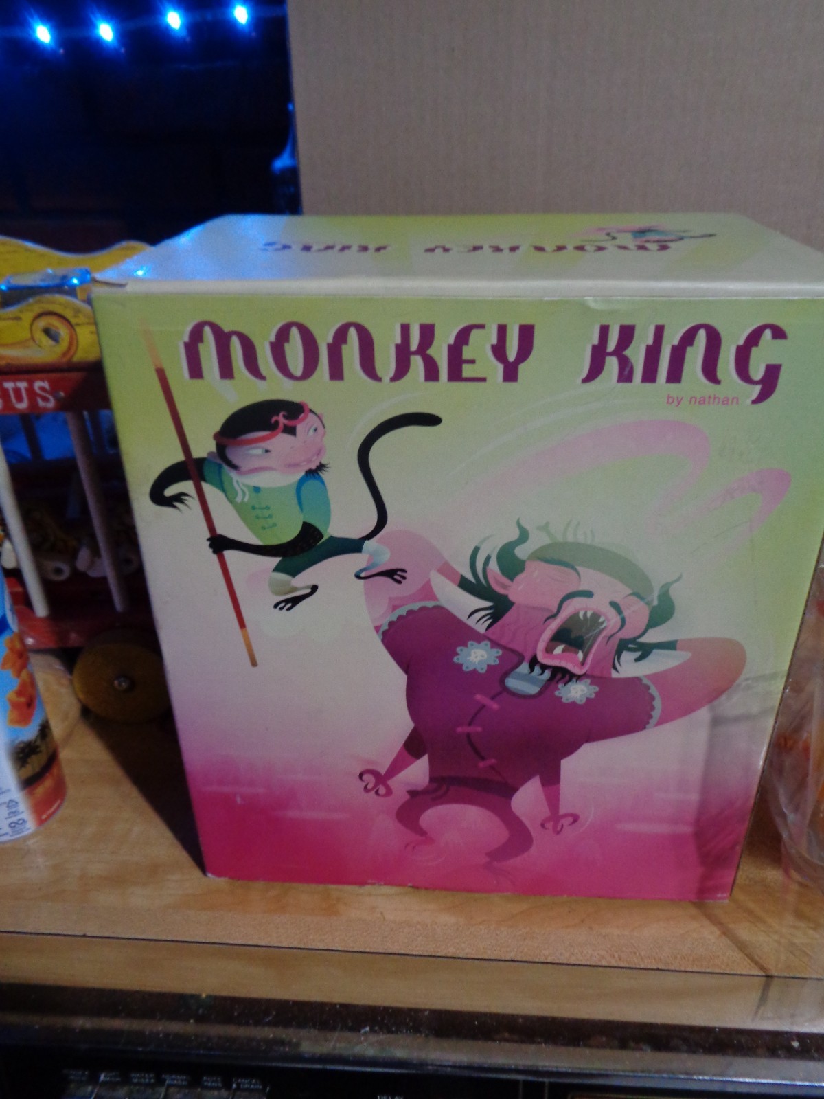 Nathan Jurevicius Munky King Monkey Kung Fire LTD150 8&Prime;Vinyl +Kidrobot Scarygirl