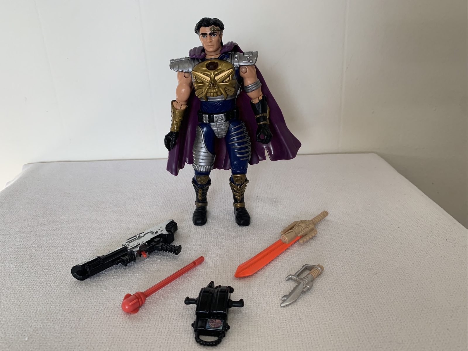 Skeleton Warriors Prince Lightstar Figure Playmates Gun Variant Color COMPLETE