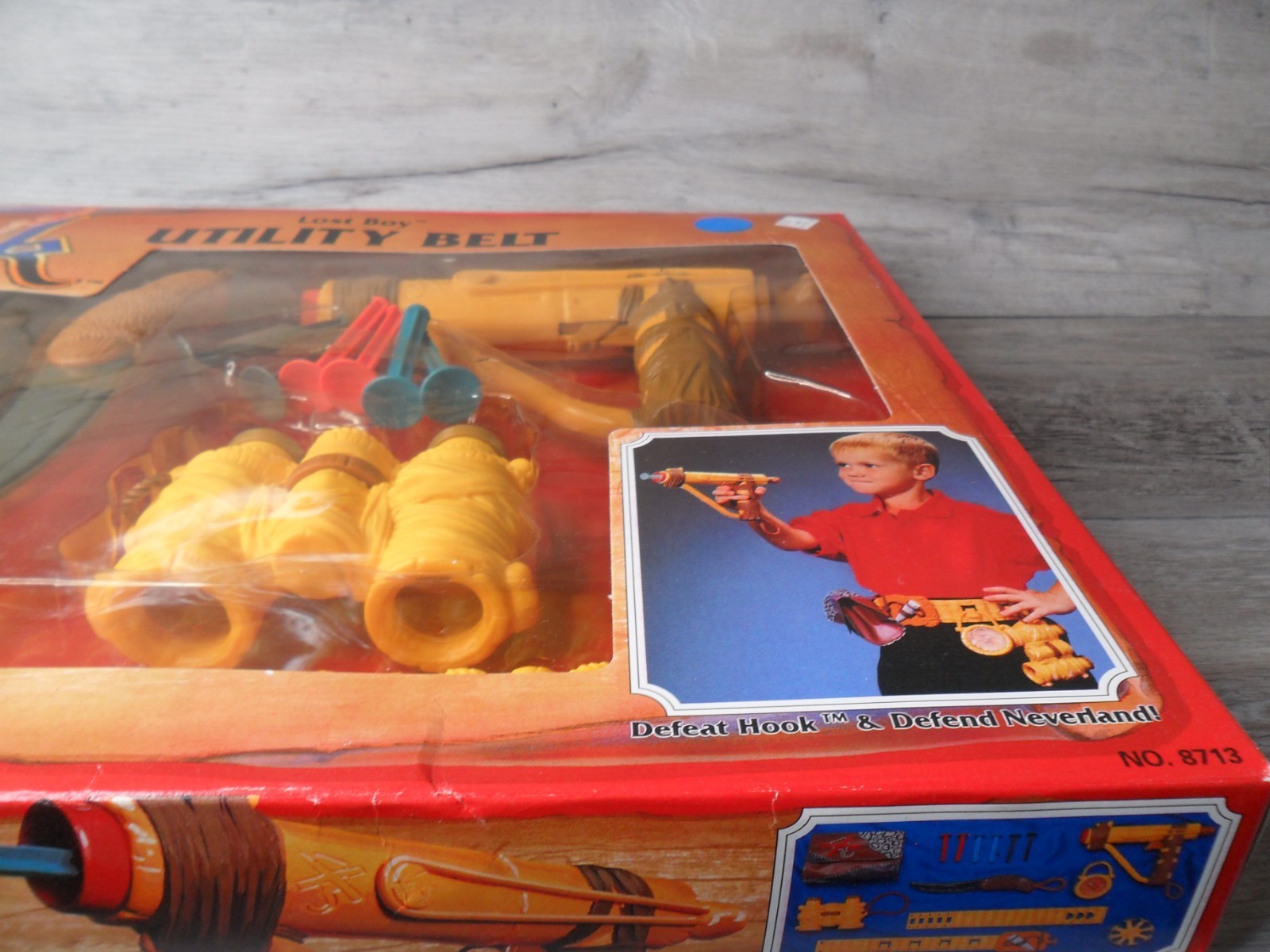 Hook ~ Lost Boy Utility Belt Captain Hook 1991 Mattel 8713 New Sealed RARE