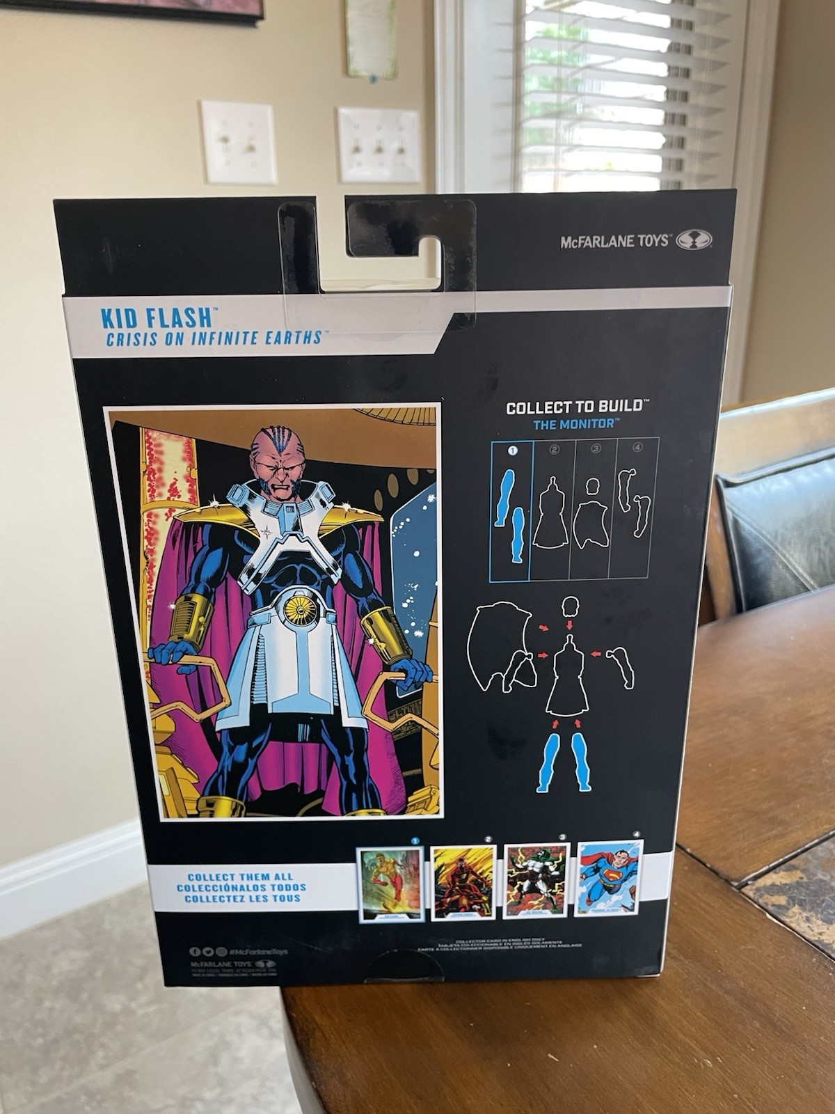 MCFARLANE TOYS DC MULTIVERSE KID FLASH CRISIS ON INFINITE EARTHS GOLD LABEL, NEW