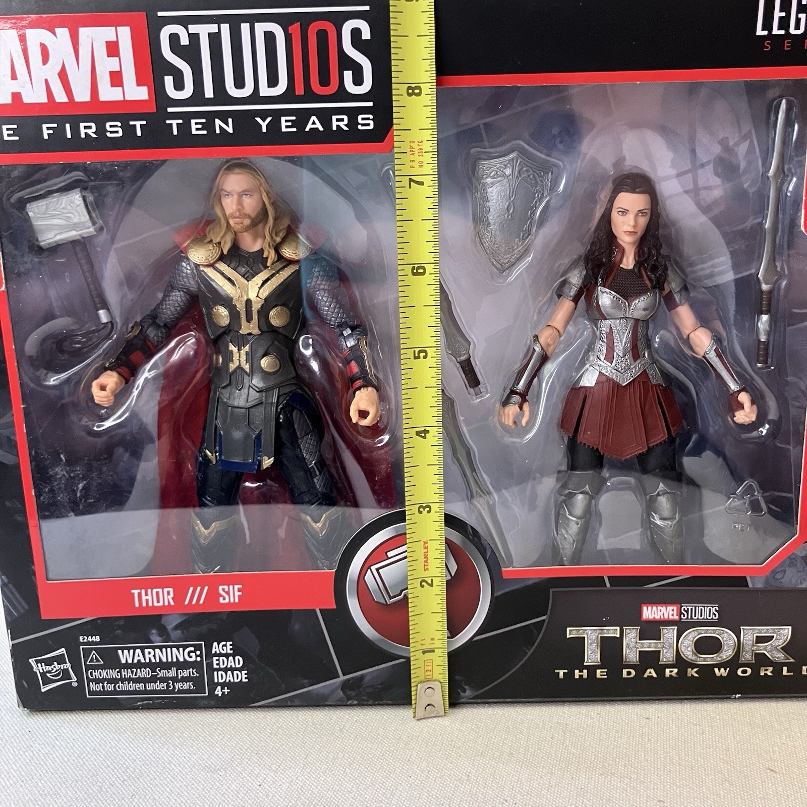 Hasbro Marvel Legends Studios First Ten Years Thor & Sif 6&Prime; Factory Sealed