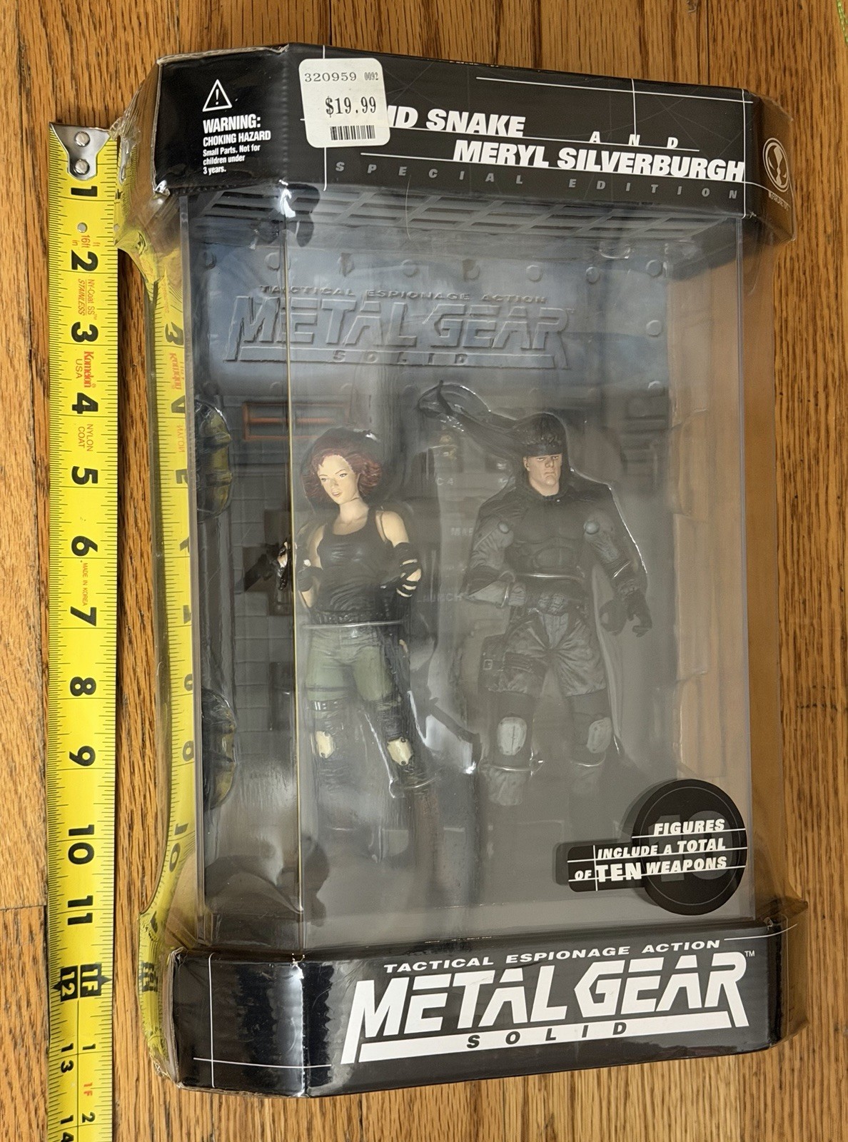 Metal Gear Solid Snake & Meryl Silverburgh Figure Set McFarlane New Sealed