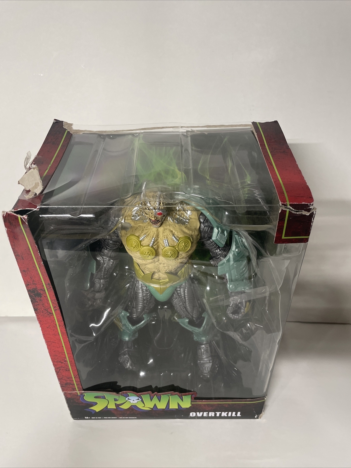 SPAWN MEGAFIG « OVERTKILL » Figure MCFARLANE TOYS 10&Prime; Wave 3 NEW “damaged Box” 🔥