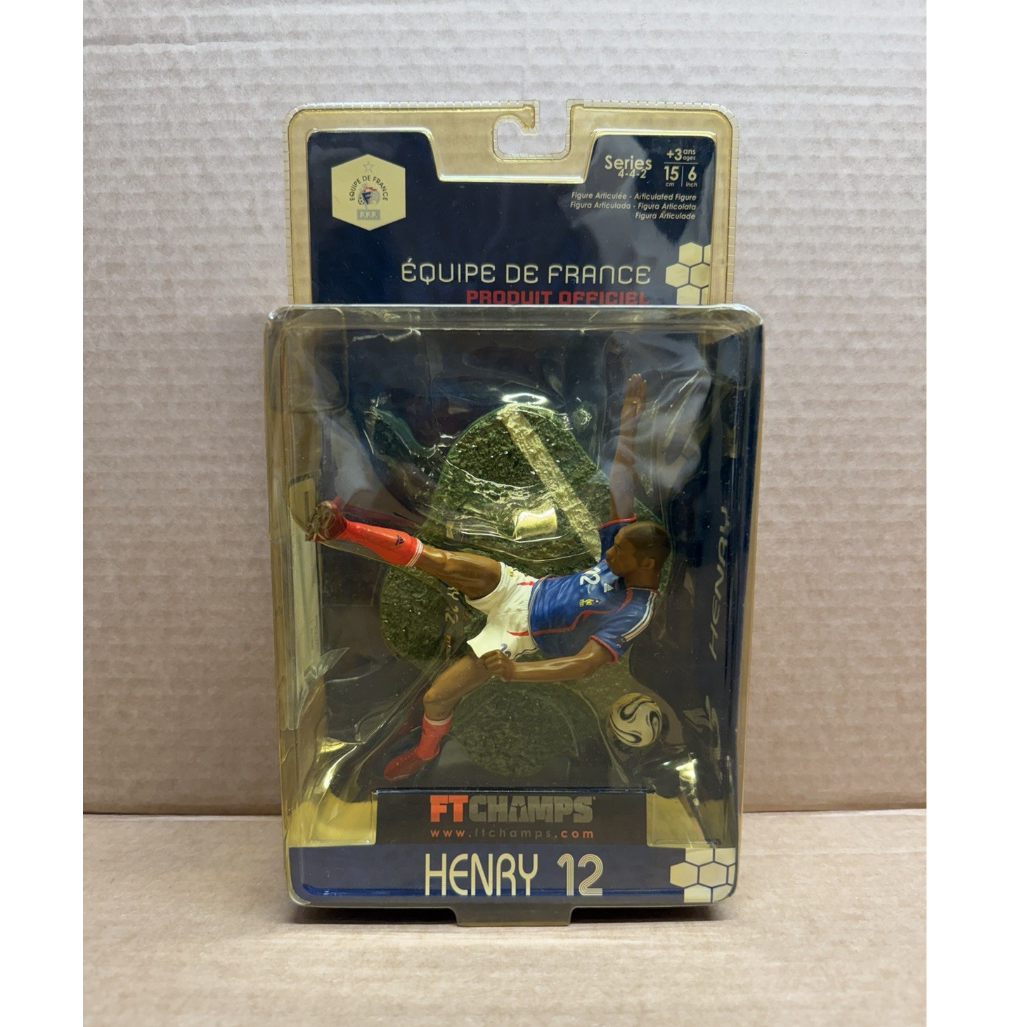 FT Champs Thierry Henry 6” Action Figure Boxed w/ Certificate