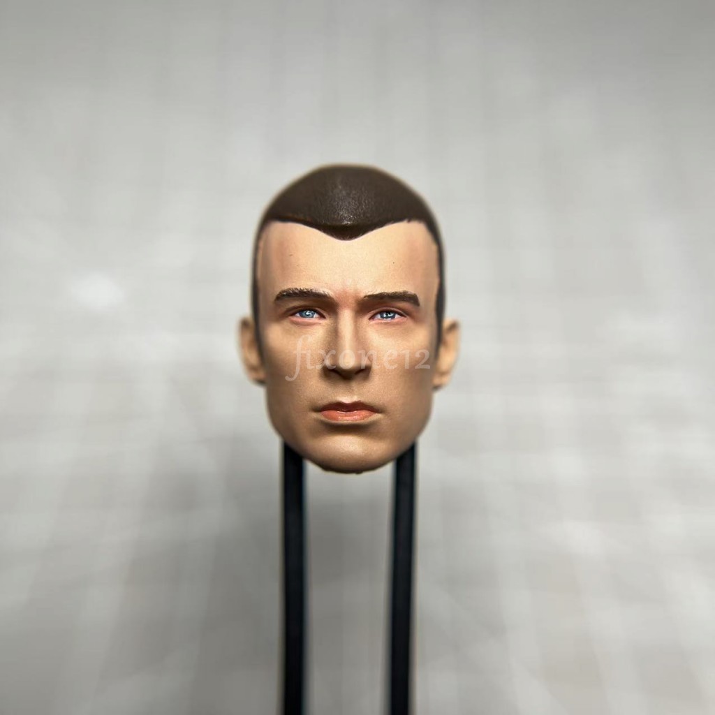 Painted 1/18 1/12 1/10 Chris Evans Short Hair Head Sculpt fit 3.75&Prime; 6&Prime; 7&Prime; Figure