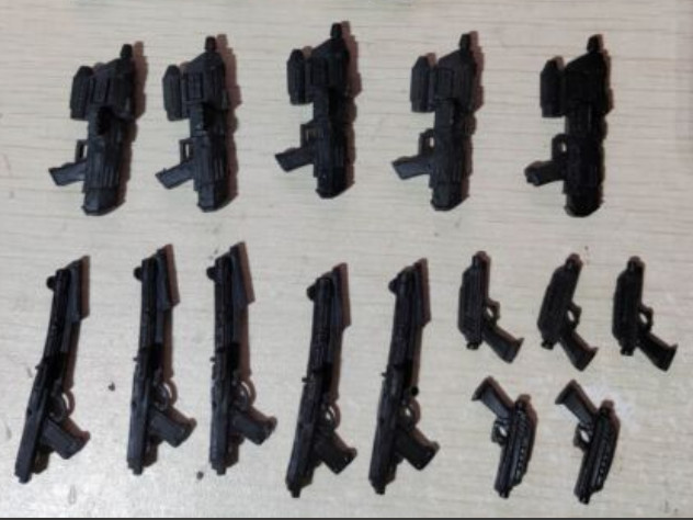 Lot 15pcs Star Wars Black Series Blaster Pistol Gun Weapon for 6&Prime; Figure