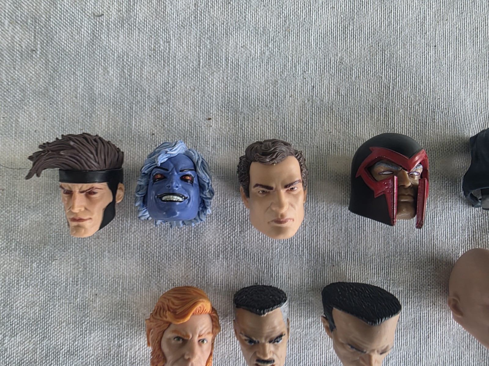 Marvel Legends Dr. Doom Magneto Skullbuster Villain Head X-men Lot Of 11🔥🔥