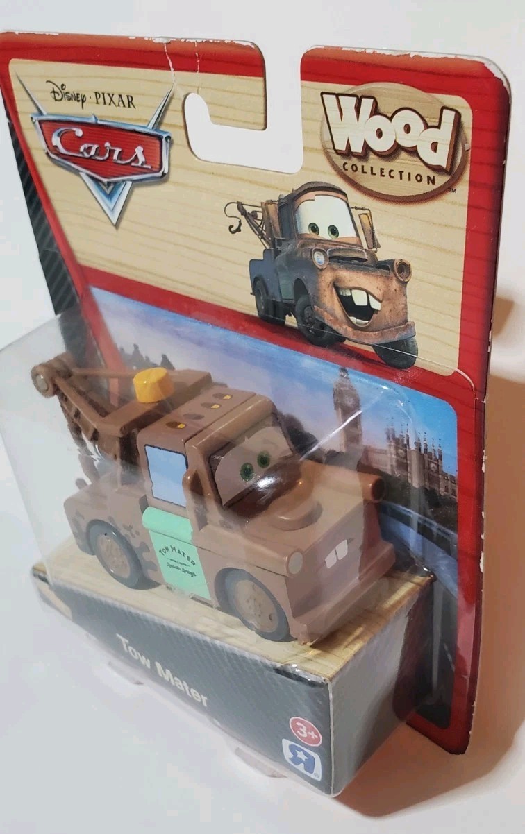 Disney Pixar Cars Tow Mater Toys R Us Wood Collection Compatible w Thomas train