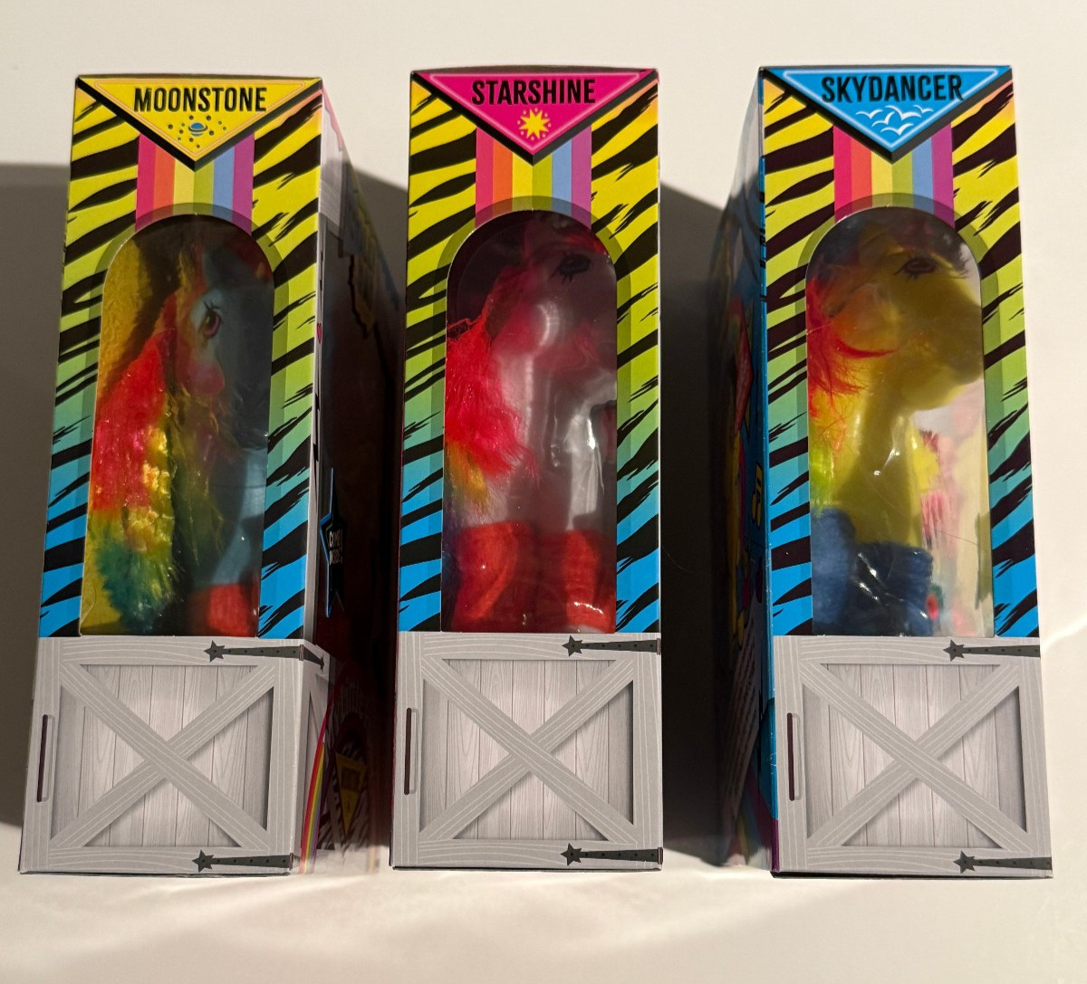 2025 My Little Pony Totally Rad Basic Fun Starshine Skydancer Moonstone Set of 3