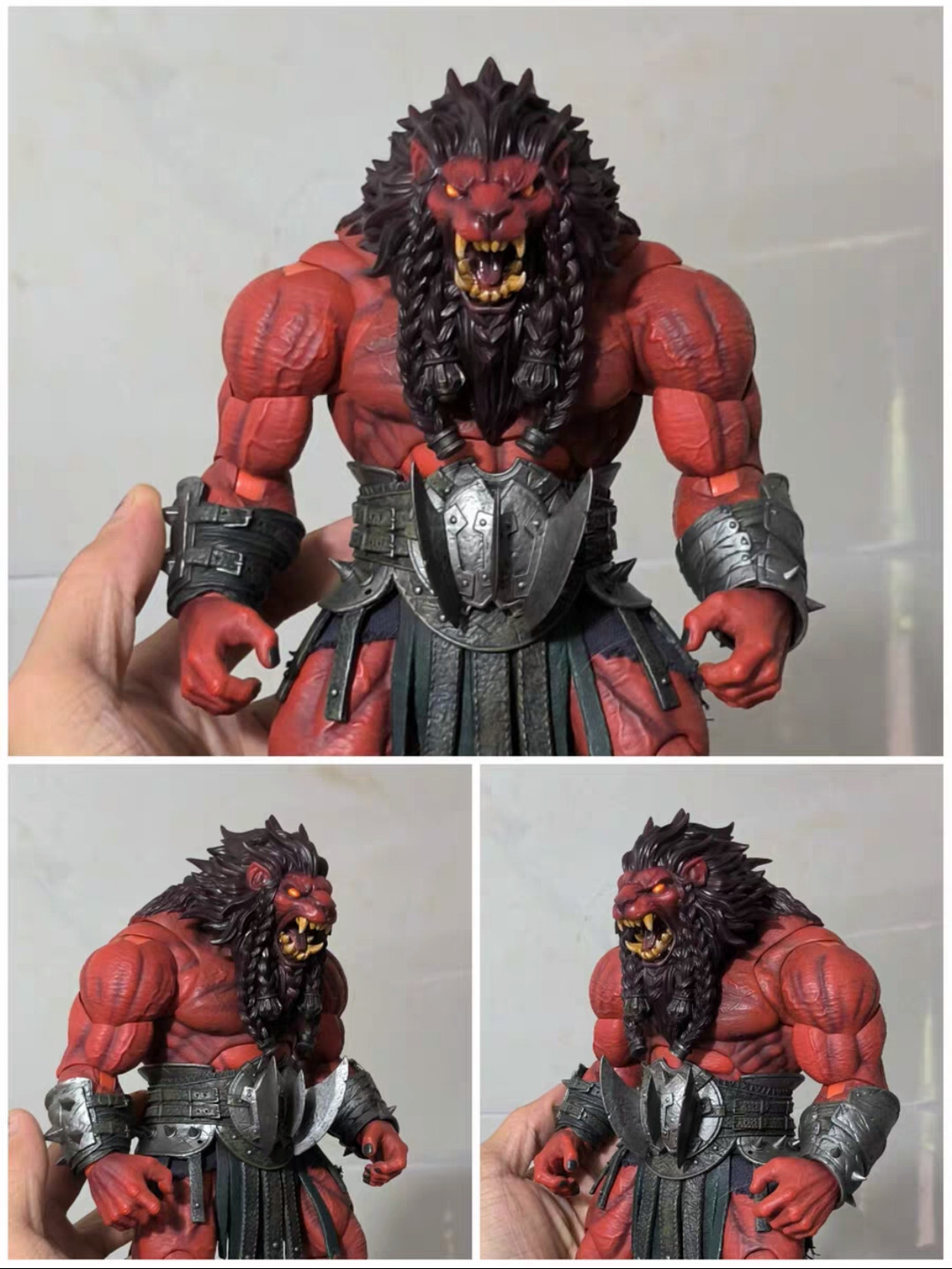 9in Xesray Studios Fit Combatants Fight For Glory 2.0 Lion Head No Figure