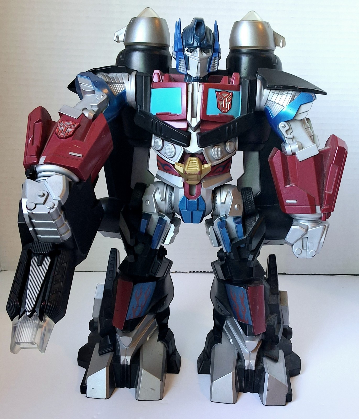 2008 Transformers Mega Power Bots OPTIMUS PRIME Hasbro 12&Prime; (Lights Up And Talks)