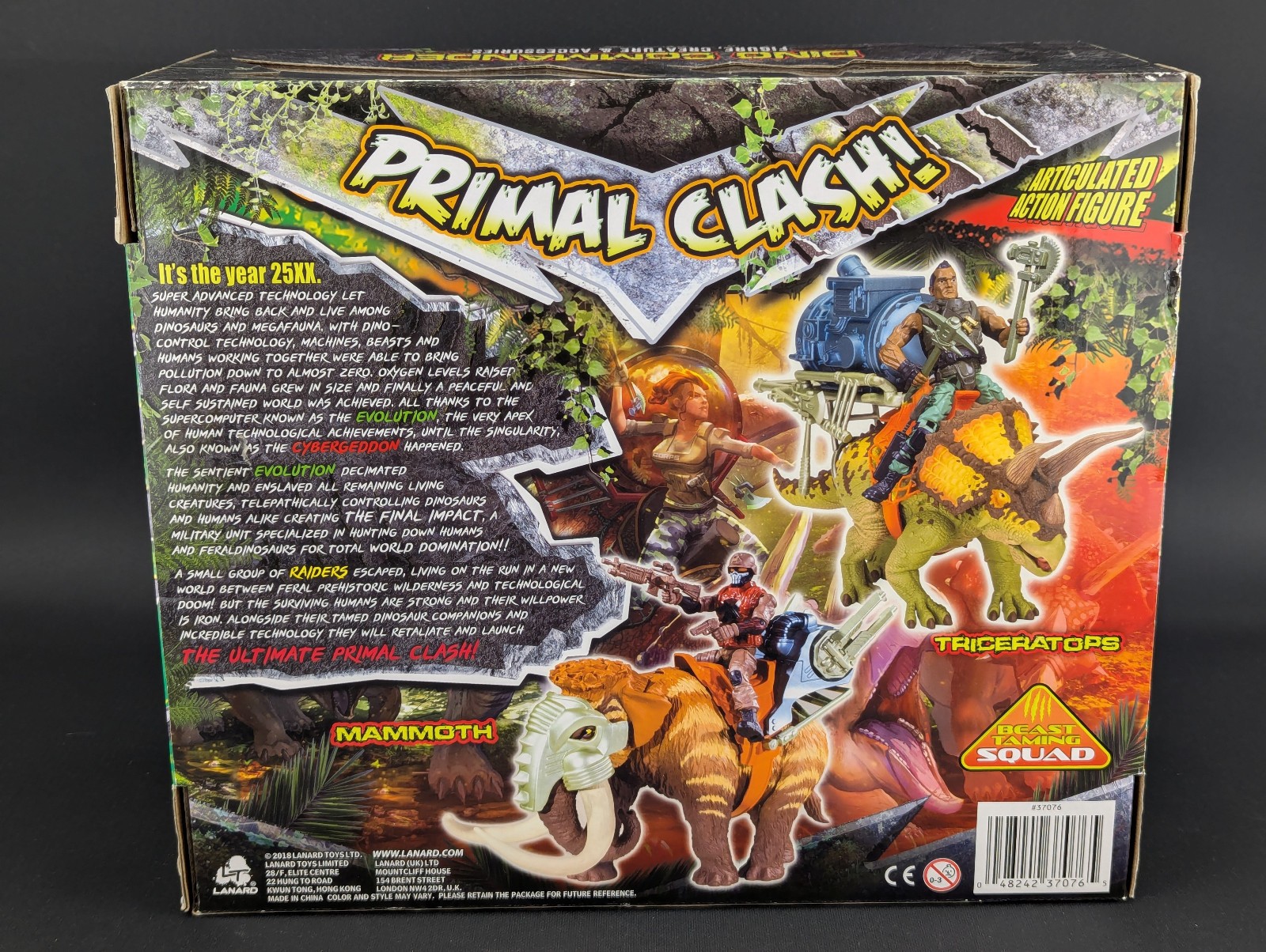 Primal Clash Dino Commander SEALED Lanard Beast Taming Squad Triceratops Walmart