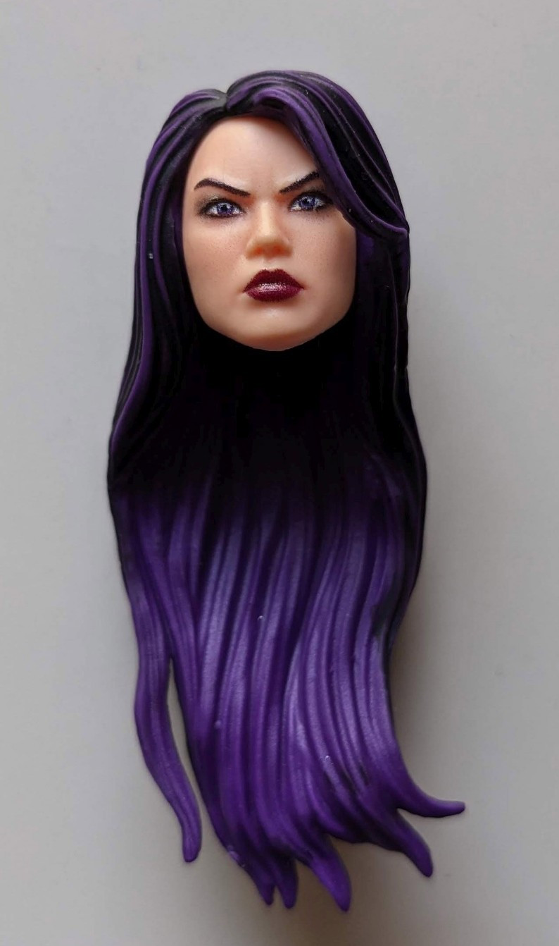 Marvel Legends Gamerverse Psylocke HEAD Custom Fodder (Thanos 2 Pack 2026)