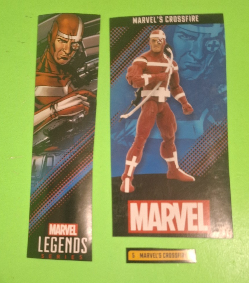 Marvel Legends CROSSFIRE – CASSIE LANG BAF WAVE + COMIC VILLAINS FOR HIRE # 0.1