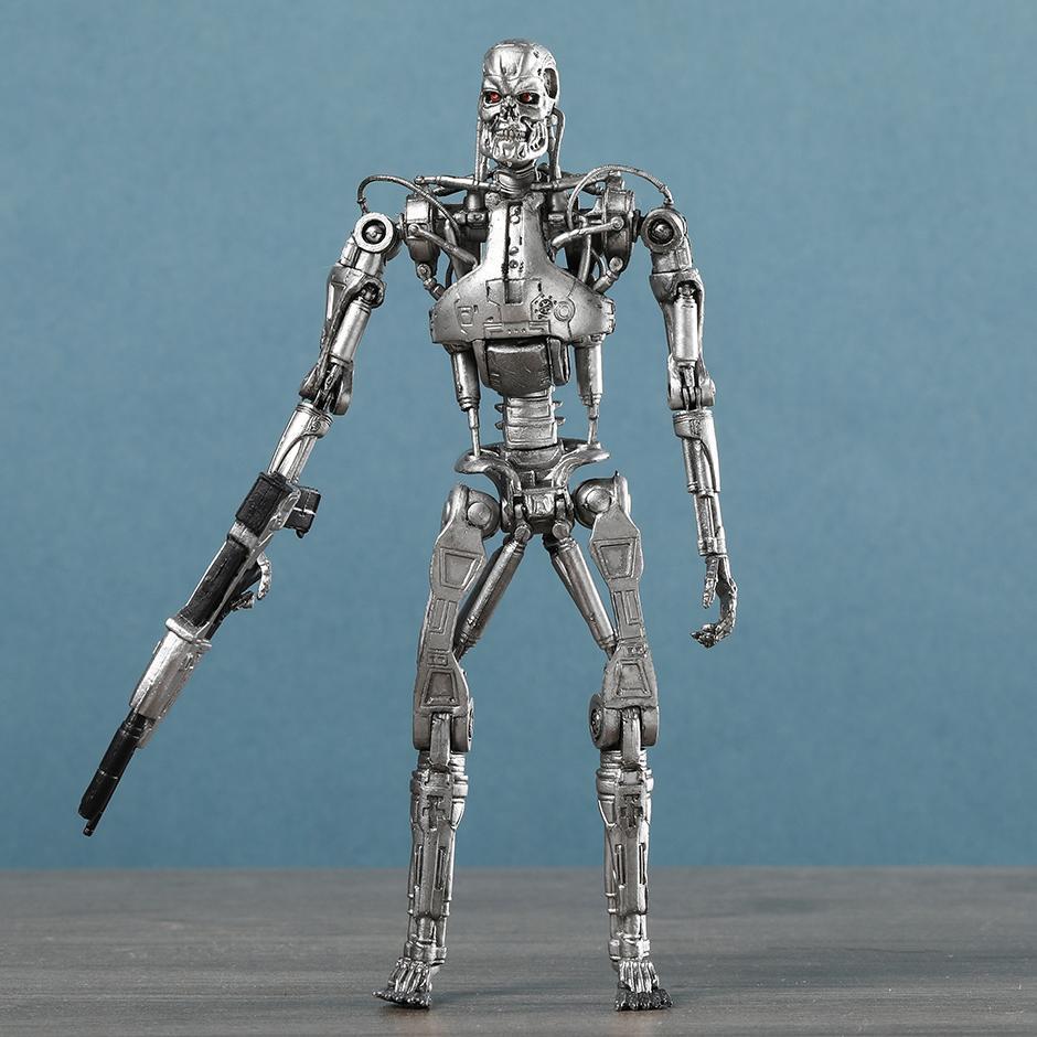 New 7&Prime; Terminator 2 Judgment Day T-800 Endoskeleton Arnold Pvc Action Figure