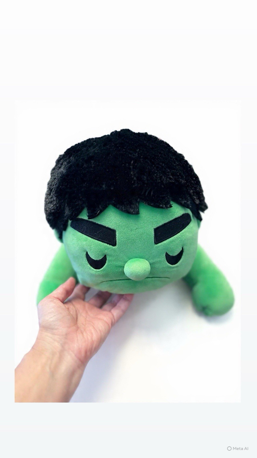 Marvel Hulk Cuddleez Plush – Large, 22–24 inches, Very Good Condition