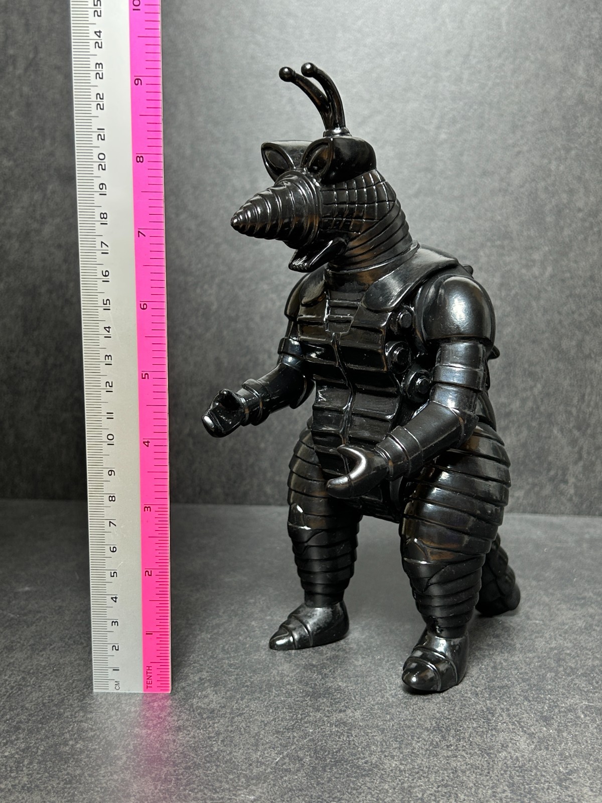 Marusan Moguera Black Sofubi 9&Prime; Soft Vinyl Figure Godzilla 2018 w/ Header & Bag