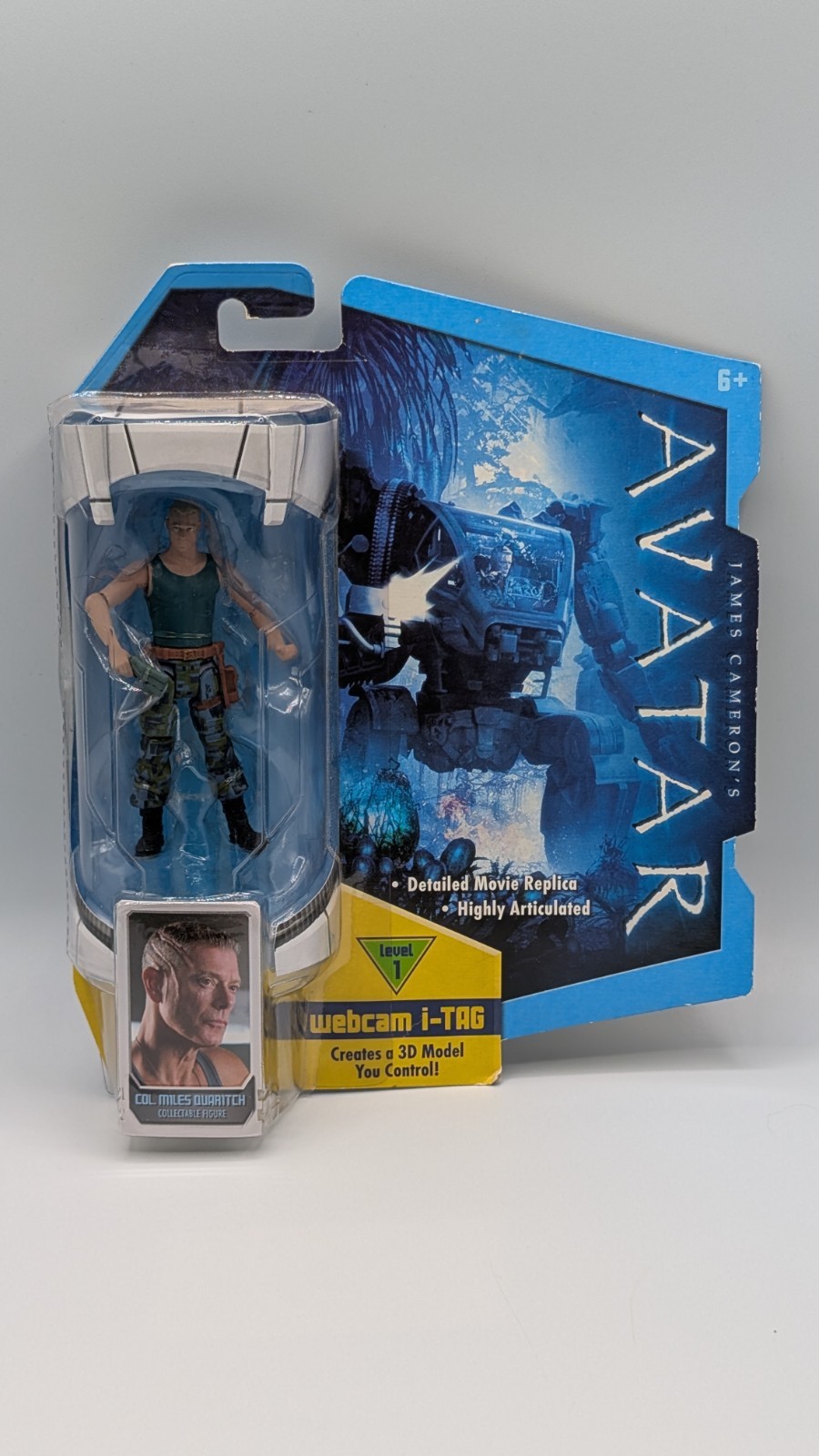 James Cameron&rsquo;s Avatar Colonel Miles Quaritch Webcam i-Tag 3&Prime; Action Figure
