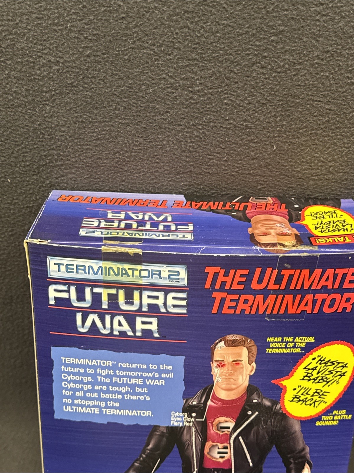 Terminator 2 12”Talking Figure Light-Up Eyes 1991 Kenner The Ultimate Terminator