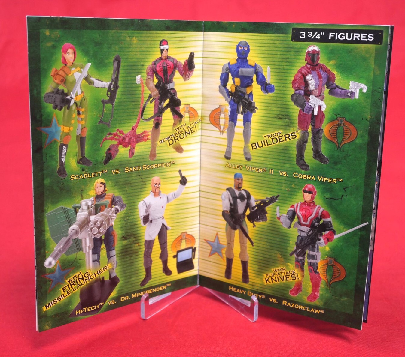GI Joe Product Catalog & Comic V-TROOPS by Larry Hama Venom VS Valor
