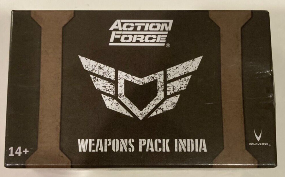 VALAVERSE ACTION FORCE 1:12 WEAPONS PACK INDIA GUNS FITS 6&Prime; MONSTER FORCE FIGURE