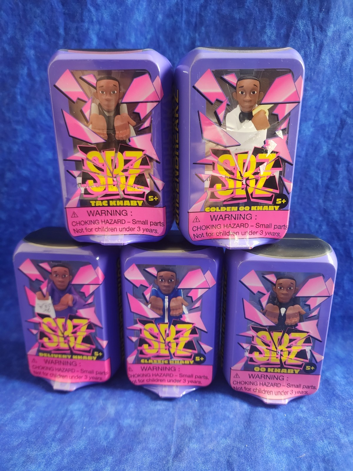 SBZ Walmart Toys Sealed New Set Of 5 Khaby Screen Breakz