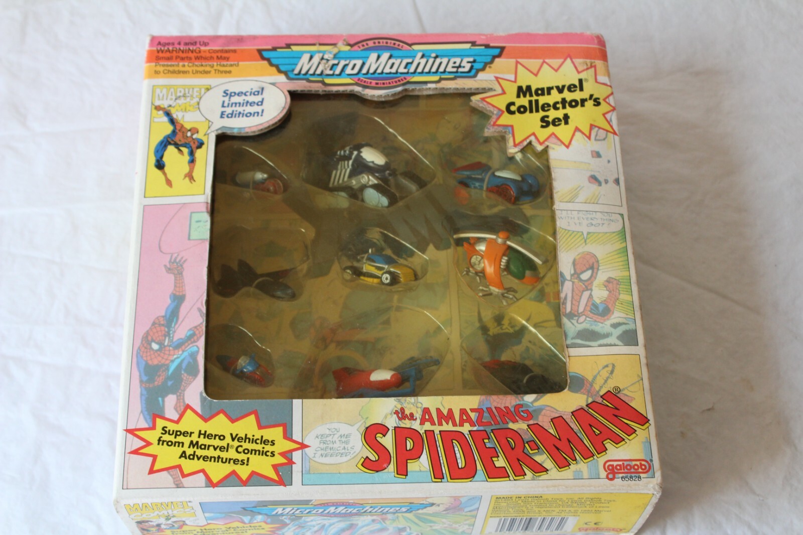 Galoob Micro Machines Amazing Spider-Man Marvel Collectors Set 1993 MISB NEW VTG