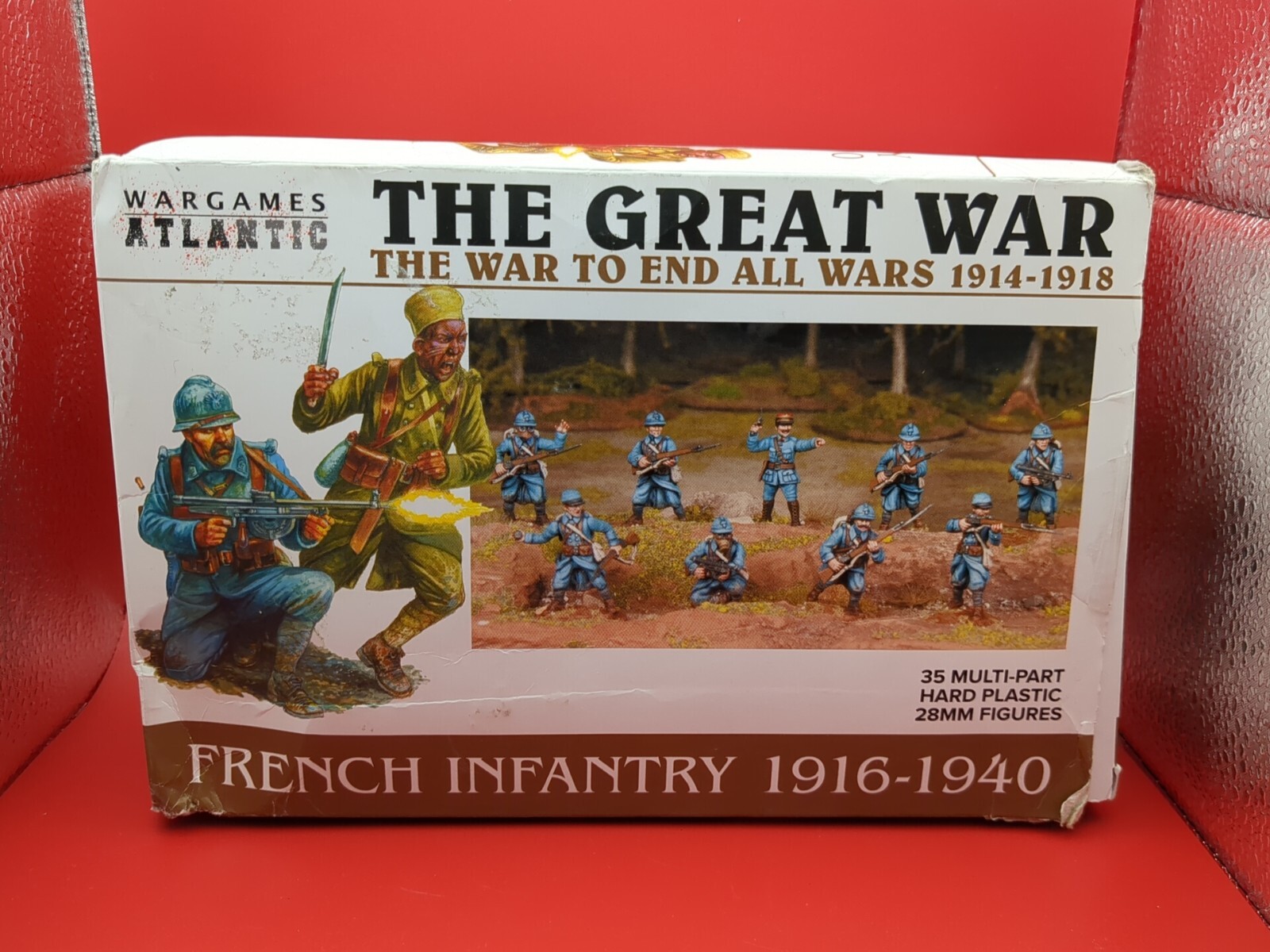 The Great War – French Infantry 1916-40 (35 Figures) Multi-Part Hard Plastic