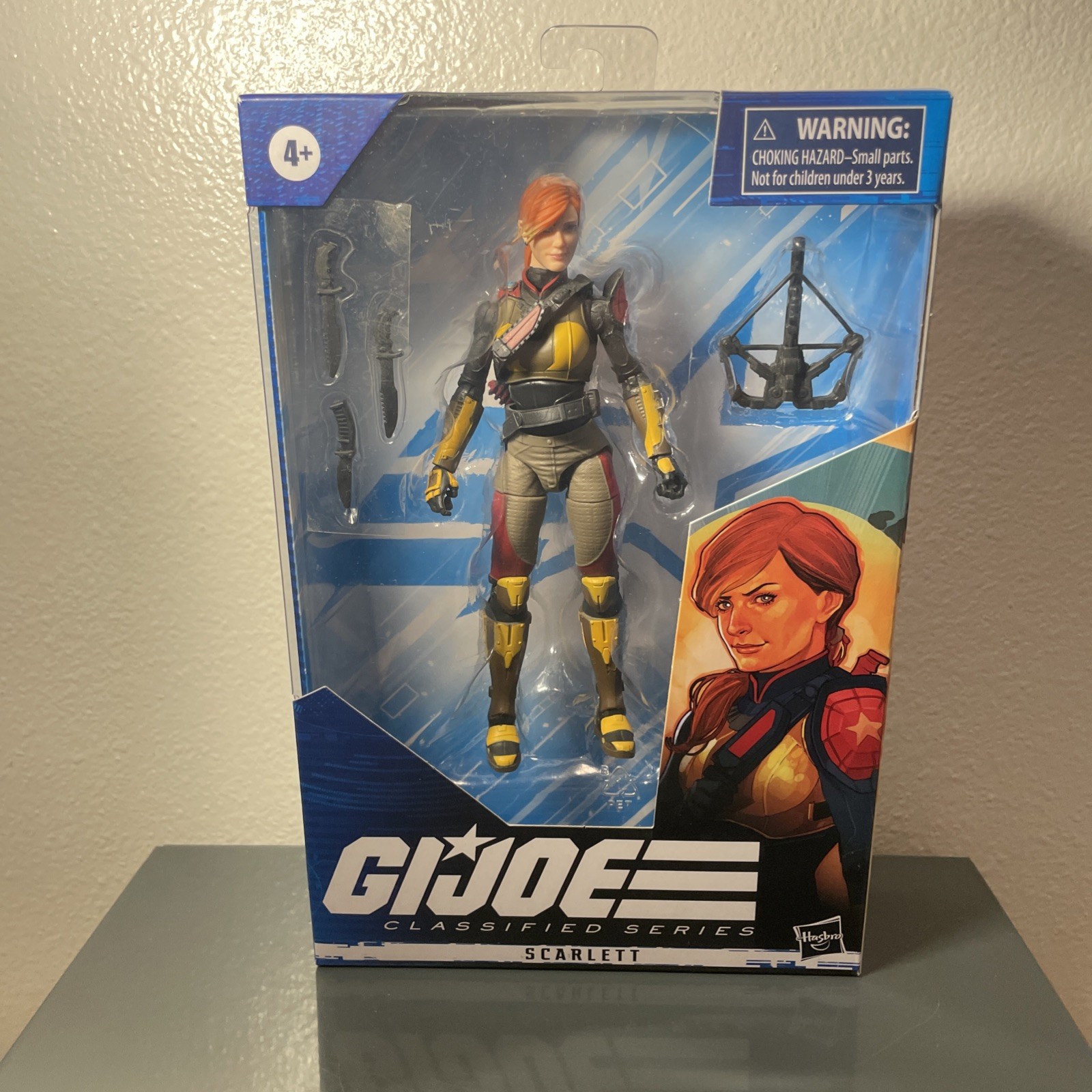 GI Joe Classified Series SCARLETT Redeco Repaint Variant Hasbro 6&Prime; 2021