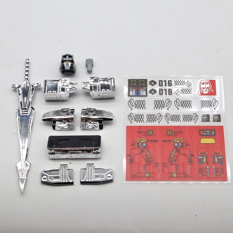 ABS Casting Head Vacuum Metalizing Armor sticker Upgrade Kit For SS86 Megatank