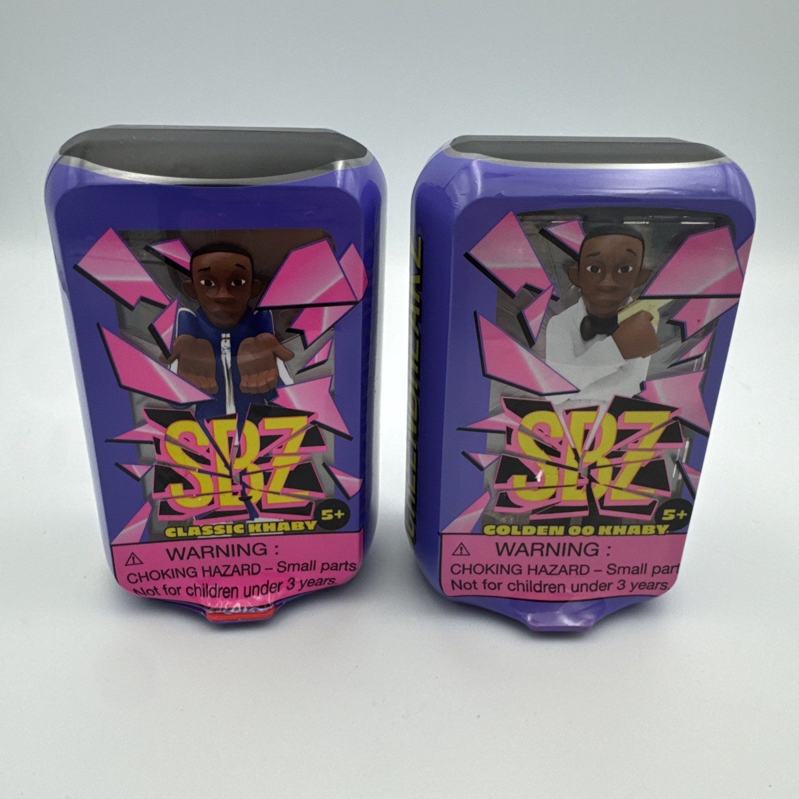 ScreenBreakZ Toys Set Of 2 Classic Khaby & Golden Khaby Ages 5+ New Sealed